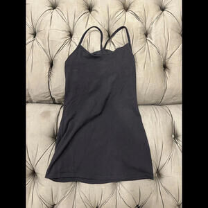 Black Lululemon Tank Top, Black, S